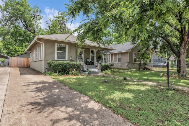 1710 Mckenzie Ave, Waco, TX 76708 - view of front of property with driveway and covered porch