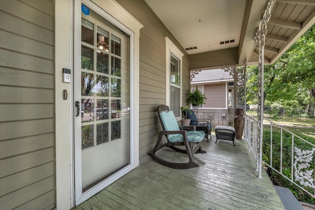 1710 Mckenzie Ave, Waco, TX 76708 - view of wooden porch