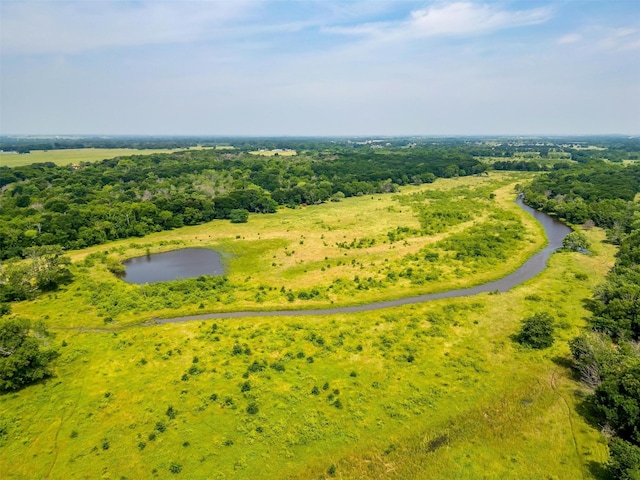 bird's eye view of a large body of water