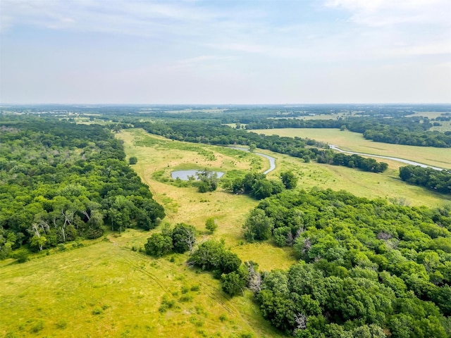 drone / aerial view of a large body of water