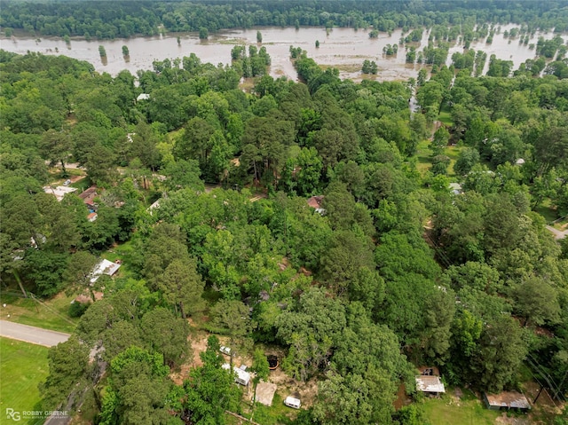371 Lakeview Dr, Doyline, LA 71023 - aerial view of a large body of water and a heavily wooded area