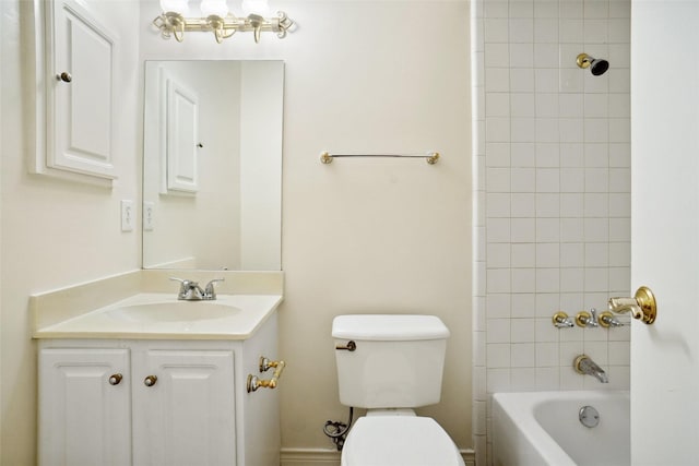 4629 Las Hadas, Mesquite, TX 75150 - full bath featuring vanity, toilet, and  shower combination