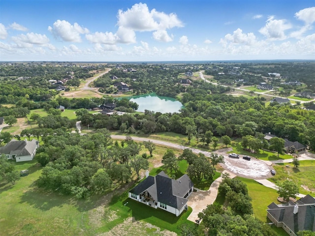 1020 Sky Rd, Weatherford, TX 76087 - aerial view of residential area featuring a large body of water