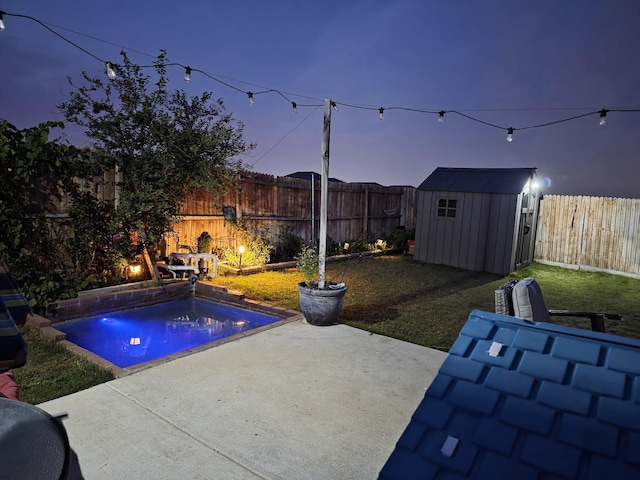 328 Foxhunter St, Fort Worth, TX 76131 - view of pool with a patio and a fenced backyard