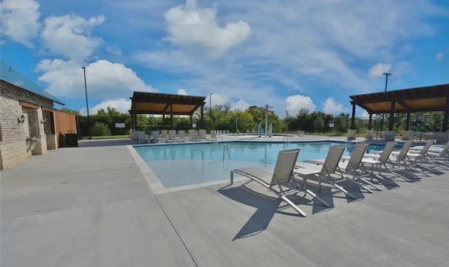 328 Foxhunter St, Fort Worth, TX 76131 - community pool featuring a patio area