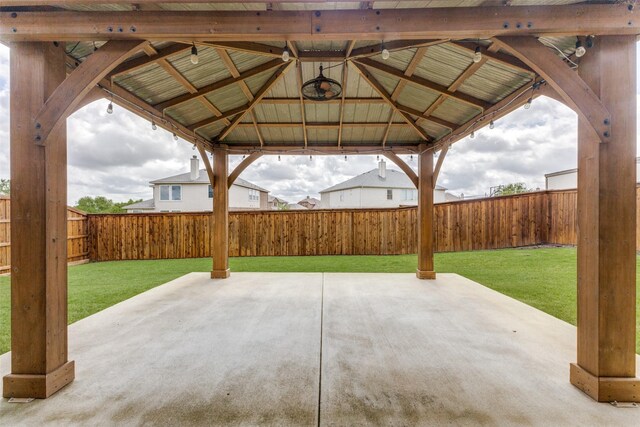 905 Ridge Dr, Little Elm, TX 75068 - view of patio / terrace featuring a gazebo