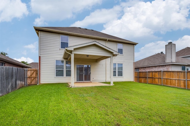 5132 Senator Dr, Fort Worth, TX 76244 - rear view of house featuring a patio area and a gate