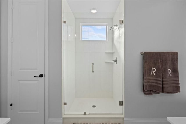 929 Lady Tessala Ave, Lewisville, TX 75056 - full bath with a stall shower and baseboards