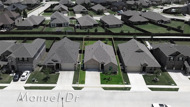 968 Manuel Dr, Fate, TX 75087 - aerial perspective of suburban area featuring property parcel outlined