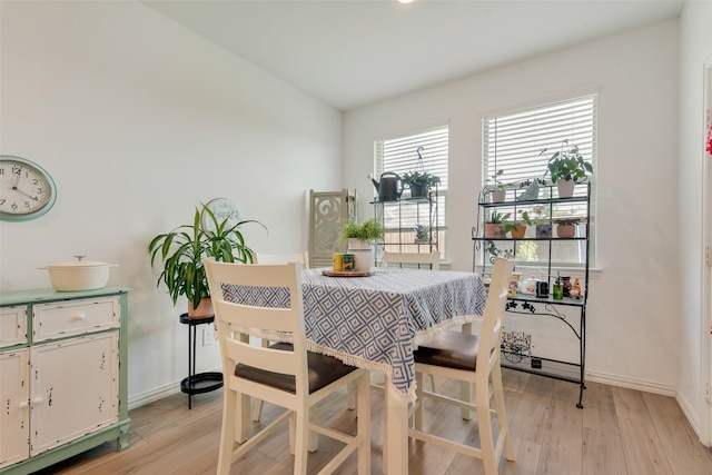 968 Manuel Dr, Fate, TX 75087 - dining space with light wood-type flooring and baseboards