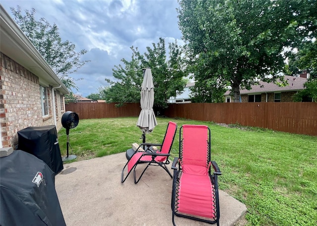 7208 Autumn Run Dr, Forest Hill, TX 76140 - view of patio featuring grilling area