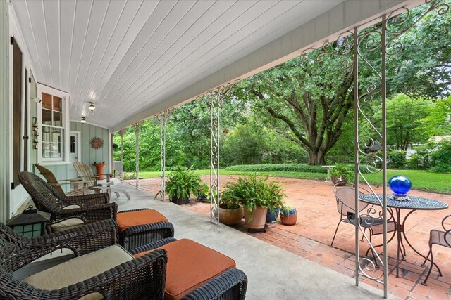 3808 Huaco Ln, Waco, TX 76710 - view of patio featuring view of scattered trees