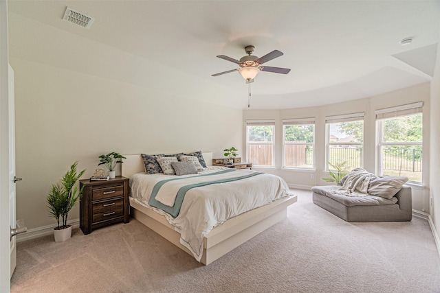 2923 Ash Ave, Melissa, TX 75454 - bedroom with light carpet, baseboards, and a ceiling fan