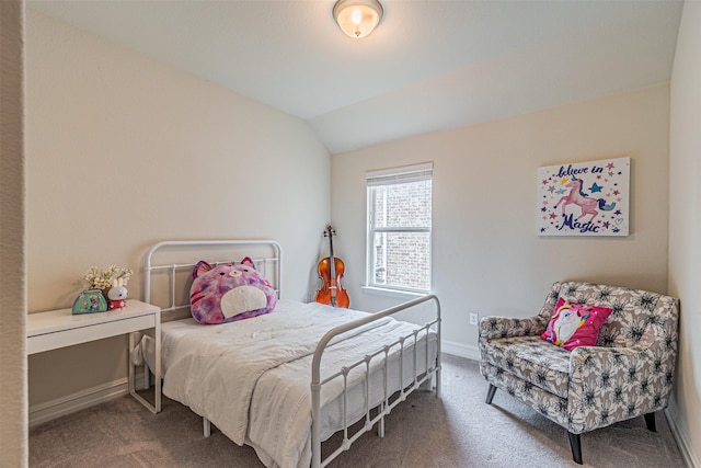2923 Ash Ave, Melissa, TX 75454 - bedroom featuring carpet flooring, lofted ceiling, and baseboards