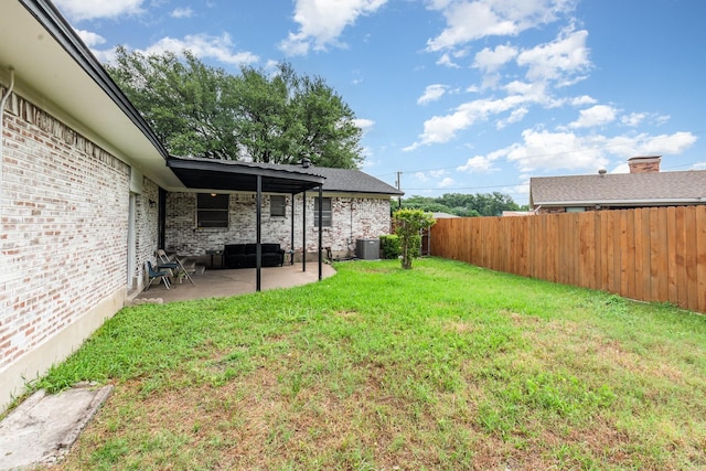 2517 Blanton St, Dallas, TX 75227 - view of yard with a patio and cooling unit