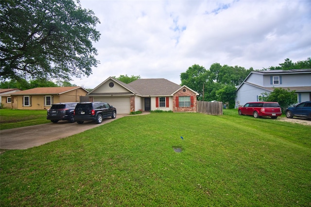 618 Matador Dr, Oak Point, TX 75068 - ranch-style house featuring a garage, driveway, and brick siding