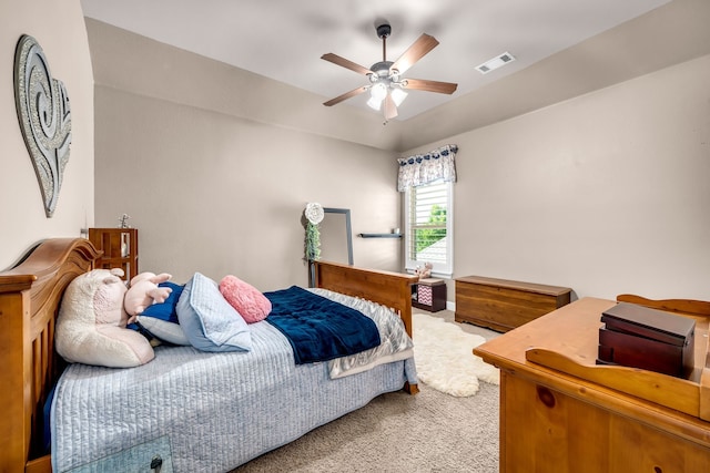 7363 Calla Lilly Ln, Frisco, TX 75034 - carpeted bedroom featuring a ceiling fan