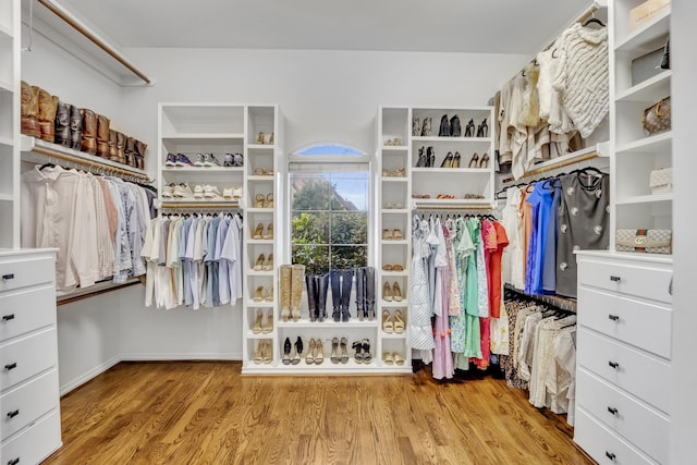 7209 Braemar Ter, Colleyville, TX 76034 - walk in closet with wood finished floors