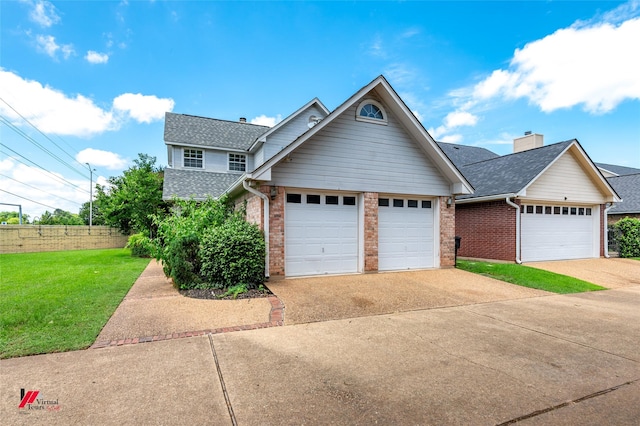 3635 Greenacres Place Dr Unit 350, Bossier City, LA 71111 - traditional-style house with brick siding, an attached garage, driveway, and roof with shingles