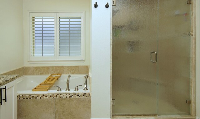 13417 Hickory Creek Dr, Haslet, TX 76052 - bathroom with a shower stall and a bath