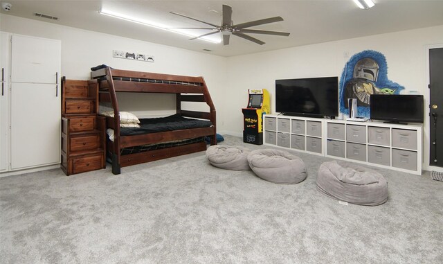 13417 Hickory Creek Dr, Haslet, TX 76052 - carpeted bedroom with ceiling fan