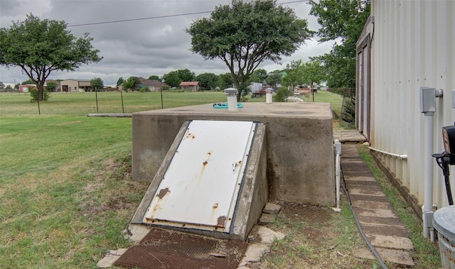 13417 Hickory Creek Dr, Haslet, TX 76052 - entry to storm shelter with a yard