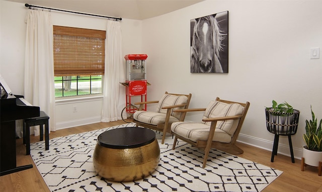 13417 Hickory Creek Dr, Haslet, TX 76052 - sitting room with light wood finished floors and baseboards