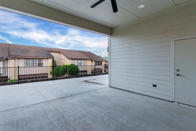 5128 Country Club Dr, Granbury, TX 76049 - view of patio / terrace featuring a ceiling fan