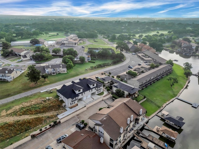 5128 Country Club Dr, Granbury, TX 76049 - aerial view of residential area featuring a nearby body of water