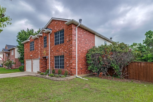 1017 Lake Trail Dr, Little Elm, TX 75068 - view of property exterior featuring brick siding, concrete driveway, and an attached garage