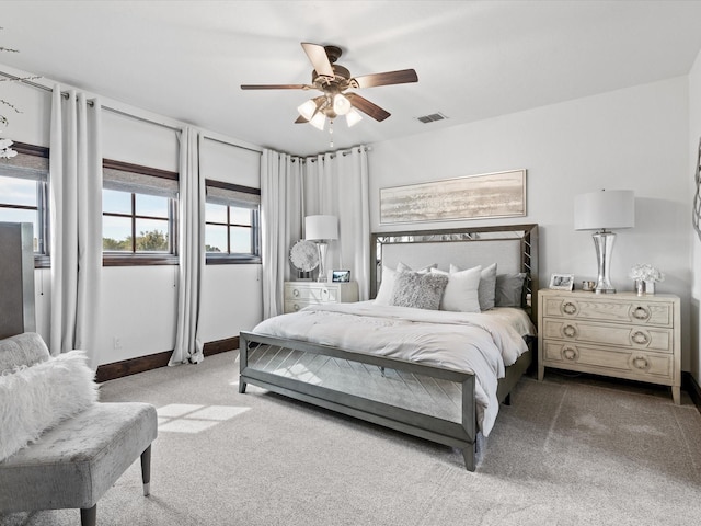 12633 Lakeview Ct, Fort Worth, TX 76179 - bedroom with carpet floors, ceiling fan, and baseboards