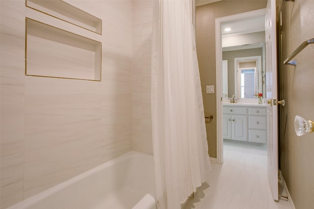 1360 Bent Trail Cir, Southlake, TX 76092 - full bath with shower / tub combo and vanity