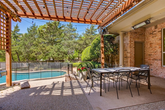 1360 Bent Trail Cir, Southlake, TX 76092 - view of patio featuring a pergola and outdoor dining area