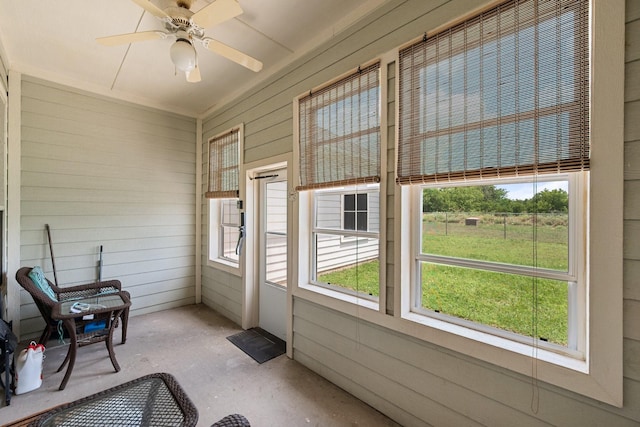 2109 County Road 4522, Justin, TX 76247 - sunroom / solarium with a ceiling fan