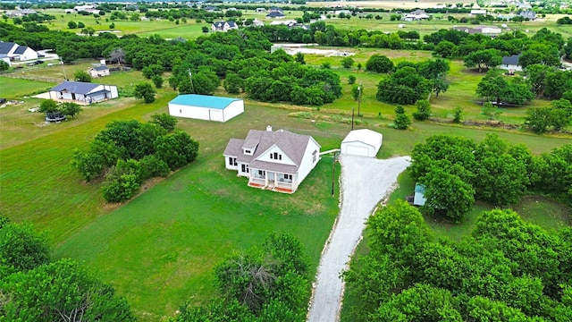 2109 County Road 4522, Justin, TX 76247 - aerial view of sparsely populated area