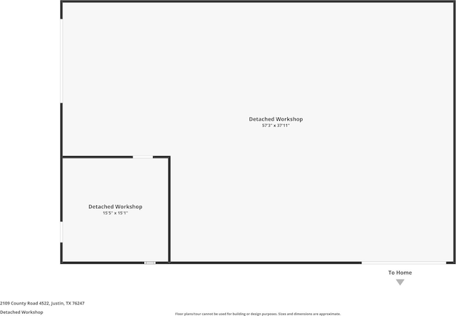 2109 County Road 4522, Justin, TX 76247 - home floor plan