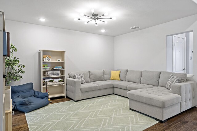 1801 Emerald Vista Blvd, Wylie, TX 75098 - living room featuring wood finished floors and recessed lighting
