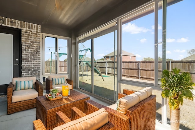 1801 Emerald Vista Blvd, Wylie, TX 75098 - view of sunroom / solarium