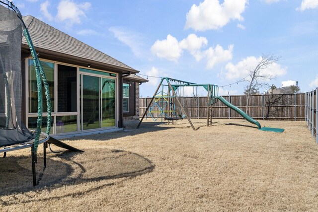 1801 Emerald Vista Blvd, Wylie, TX 75098 - view of jungle gym featuring a trampoline