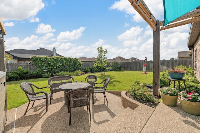 386 Frederick Dr, Robinson, TX 76706 - view of patio with a residential view