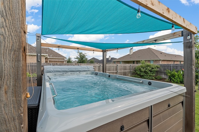 386 Frederick Dr, Robinson, TX 76706 - view of pool featuring a hot tub