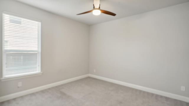 15270 Catalpa Rd, Frisco, TX 75035 - empty room featuring a ceiling fan, carpet flooring, and baseboards
