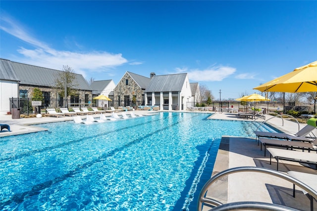 15270 Catalpa Rd, Frisco, TX 75035 - community pool featuring a patio