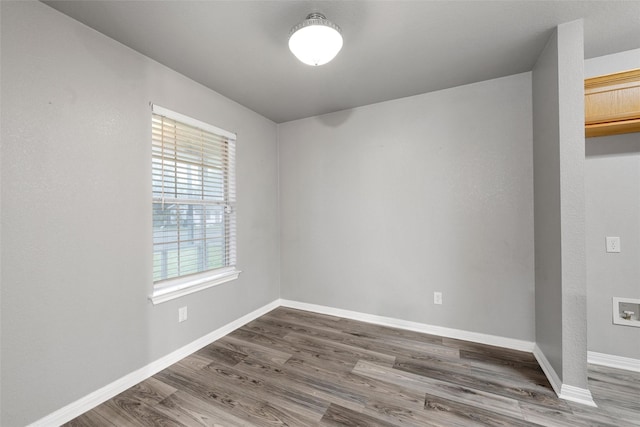 600 Calumet St, Waco, TX 76704 - spare room with wood finished floors and baseboards