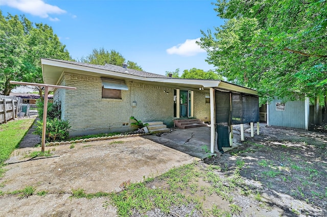 1306 Blanton Pl, Sherman, TX 75092 - view of front facade featuring brick siding and entry steps