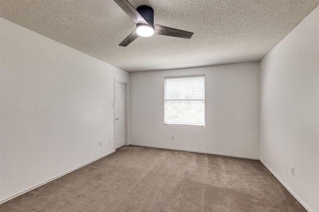 5504 Cedar Mountain Dr, Mckinney, TX 75071 - carpeted spare room with ceiling fan and a textured ceiling
