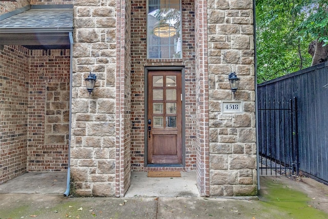 4518 Gilbert Ave, Dallas, TX 75219 - entrance to property featuring brick siding and stone siding