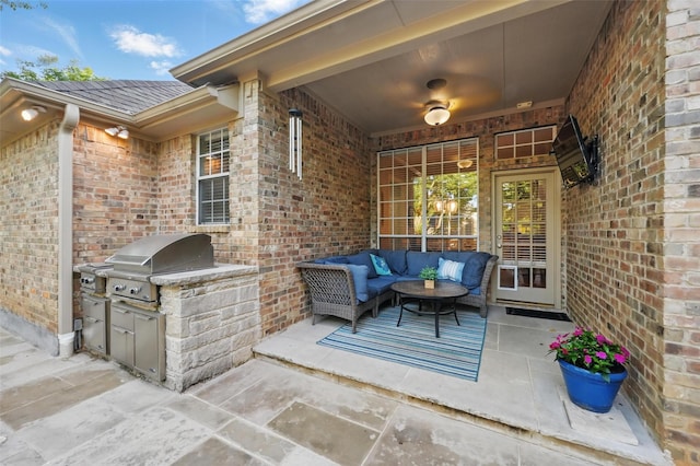 1403 Chelsea Cir, Southlake, TX 76092 - view of patio featuring outdoor lounge area