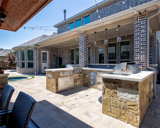 2624 Seabiscuit Rd, Celina, TX 75009 - view of patio featuring a pool
