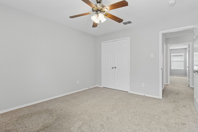 1812 Elk Lake Trl, Justin, TX 76247 - unfurnished bedroom featuring attic access, light carpet, baseboards, and a closet